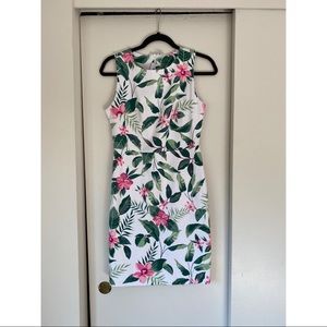 Sleeveless Ponte-Knit Sheath Dress